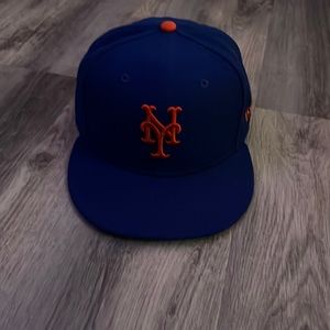 New York Mets 7 1/2 blue fitted hat